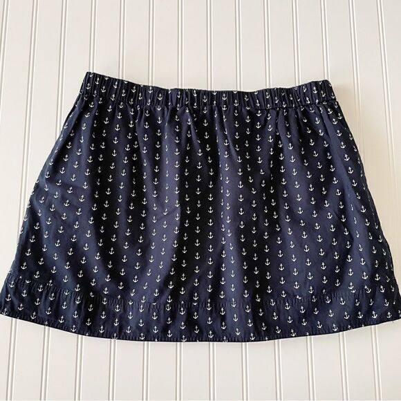 J. Crew Anchor Print Mini Skirt - Size XL - Picture 2 of 3